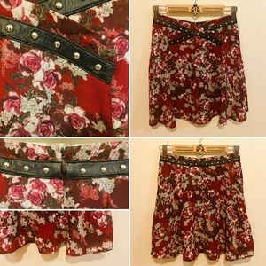 The Kooples- Studded Flare Skirt